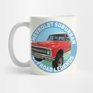 4x4 Offroad Legends: Chevrolet Suburban 5K (red) Mug